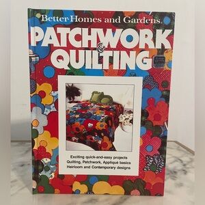Vintage 1977 Better Homes and Gardens Patchwork & Quilting Hardcover Book